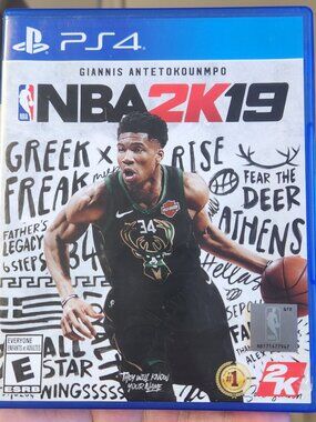 NBA 2K19 PS4 Giannis Antetokounmpo Basketball Video Game